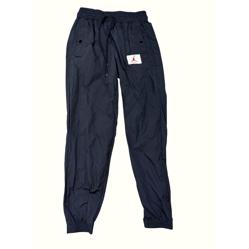 Jordan Track Nylon Boys Jogger Pants S 26" Waist Black Flight Pockets Drawstring